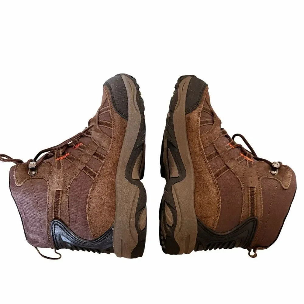 Northside Rampart Mid Suede Upper waterproof kids hiking boots brown SZ 5